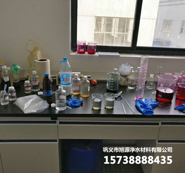 凈水藥劑試驗現(xiàn)場