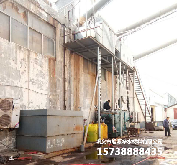 化工廠污水處理現(xiàn)場